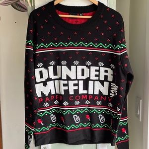 Dunder Mifflin ugly Christmas sweater